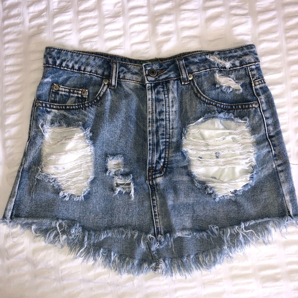 Jean skirt